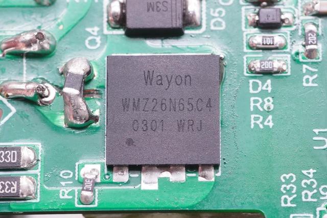 Wayon代理商，維安代理商，65W PD電源， 超結(jié)MOS管WMZ26N65C4 ， 同步整流管WMB085N10LG2