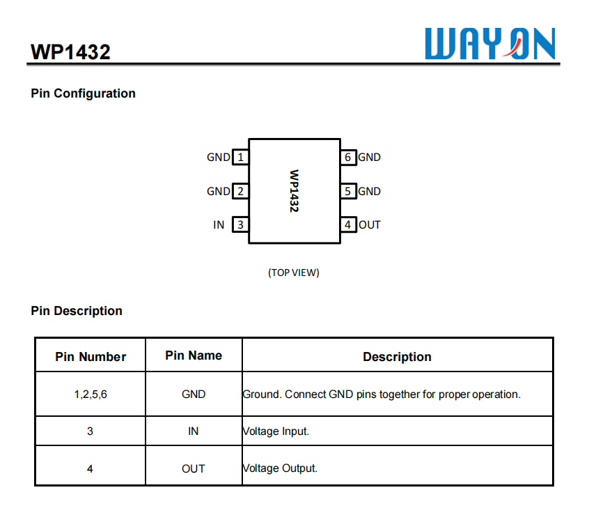 Wayon維安新品推薦，36V OVP過電壓保護IC，Over-Voltage Protection lC ， WP1432.png
