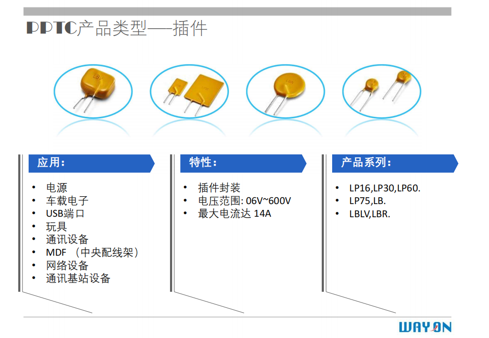 WAYON PTC,維安PTC,維安保險絲，如何選型