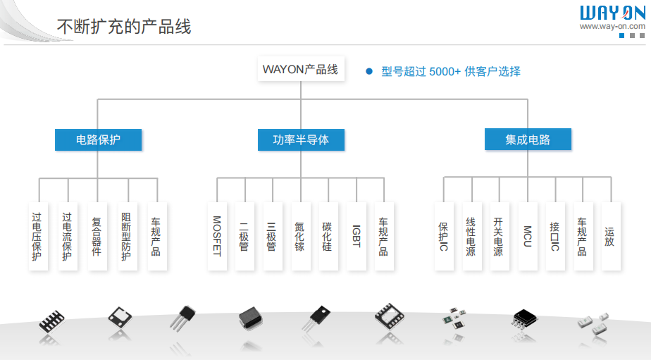 WAYON代理商，維安MOS管，維安SBD，肖特基二三極管，維安LDO線性穩(wěn)壓，PTC，保險(xiǎn)絲，ESD ，IGBT ，OVP， TVS代理商.png